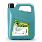 Stihl MotoMix CC 50 motorolie in 5 liter jerrycan voor kettingzagen en bosmaaiers onderhoud