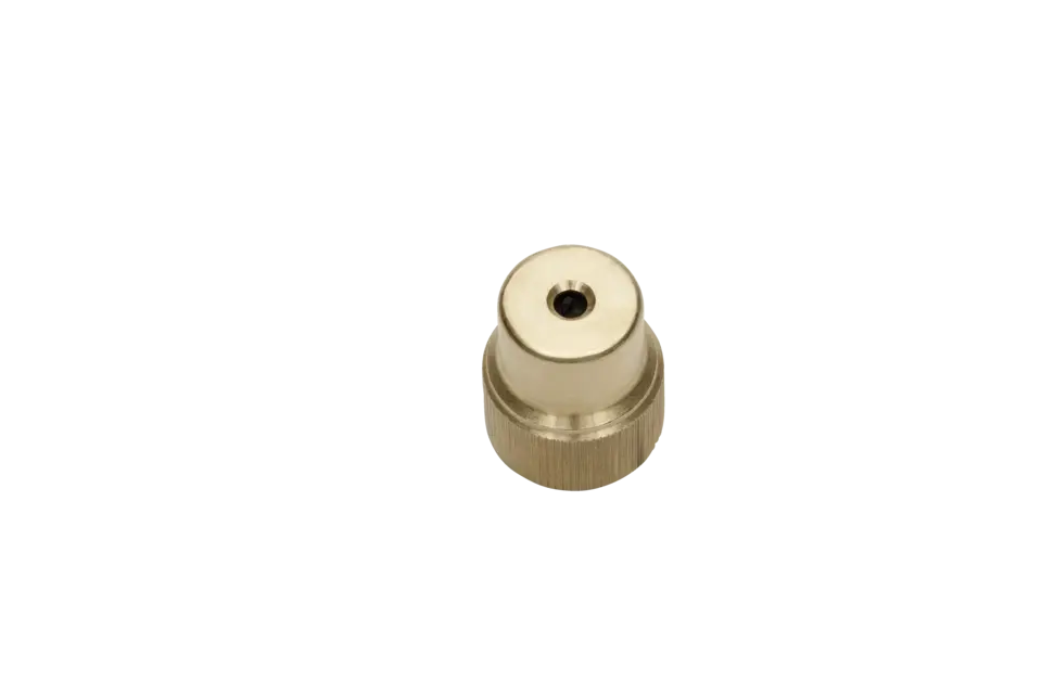 Holle conische mond, messing, 2,5 mm